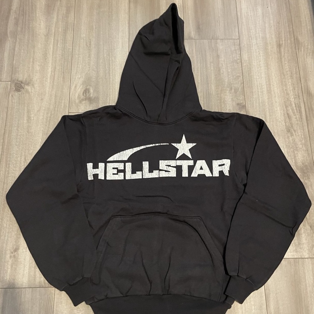 Large Black Hellstar Hoodie